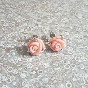 Coral earrings